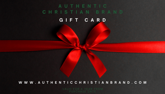 Authentic Christian Gift Card